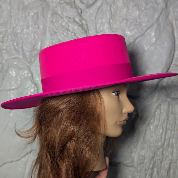 Vibrant Pink Women's Hat - Picture 3 of 5